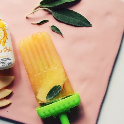 APPLE GINGER SAGE POPSICLE