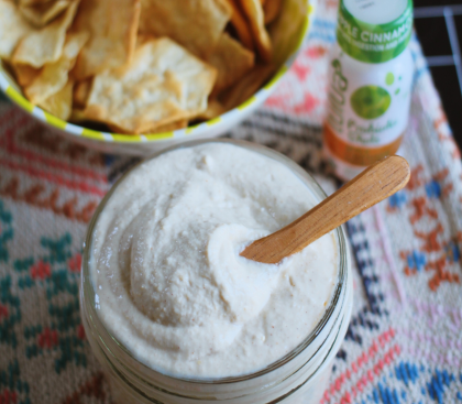PROBIOTIC ALMOND BUTTER HUMMUS