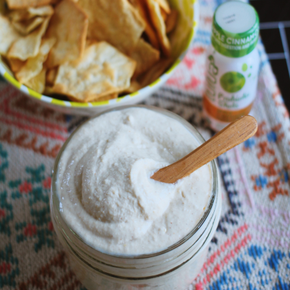 PROBIOTIC ALMOND BUTTER HUMMUS