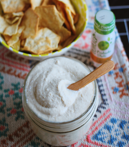 PROBIOTIC ALMOND BUTTER HUMMUS