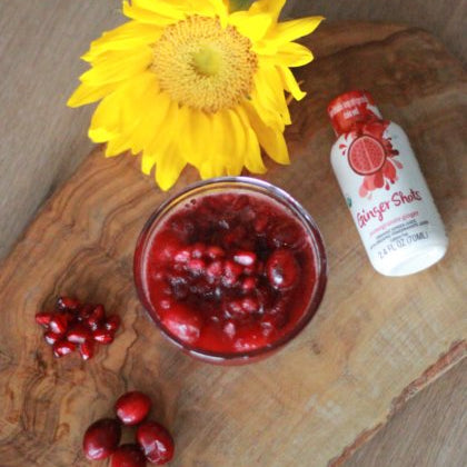 SPICED POMEGRANATE CRANBERRY SAUCE