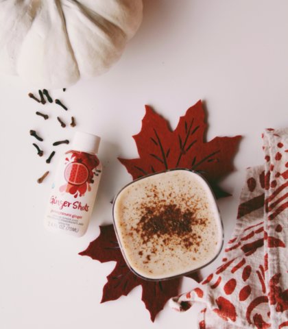 SPICED POMEGRANATE SMOOTHIE