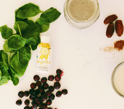 LEMON BLUEBERRY GINGER SMOOTHIE