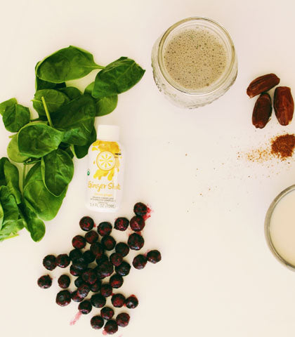 LEMON BLUEBERRY GINGER SMOOTHIE