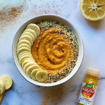 Ginger Sweet Potato Smoothie Bowl
