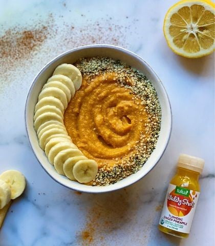 Ginger Sweet Potato Smoothie Bowl