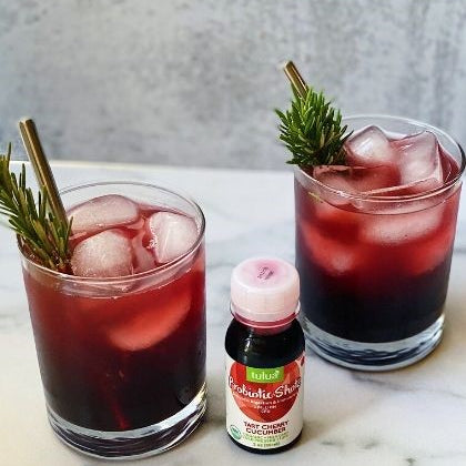 Tart Cherry & Rosemary Mocktail
